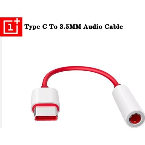 Oneplus 8T 8 Pro Nord N10 Earphone Jack Adapter Type-C To 3.5mm Headphone Converter Cable For One Plus 1+6T 7 7T 8 Pro Nord N100
