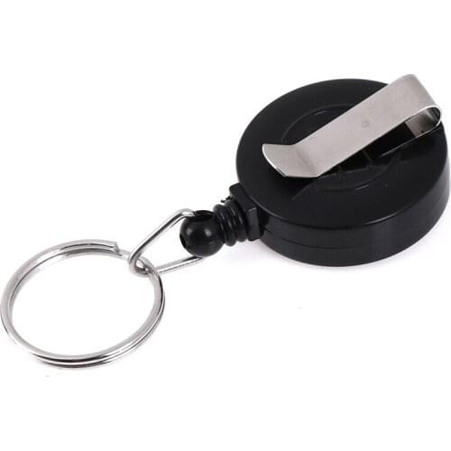 Plastic Heavy Duty Retractable Reel Badge ID Holder Belf Clip Nurse Name Card