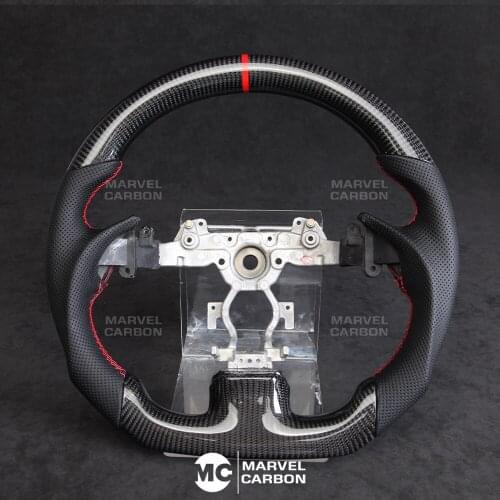 100% REAL CARBON FIBER STEERING WHEEL COMPATIBLE WITH Infiniti G37