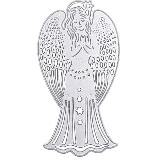 Pattern Angel Metal Cutting Dies Stencil DIY Scrapbooking Album Paper Card Template Mold Embossing Craft Decoration
