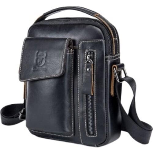 First Layer Cowhide Mens Messenger bag Business Casual Handbag Man Leather Shoulder Bags Large Capacity sac à main Torba ramię