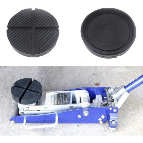 Universal Car Parts Rubber Jack Support Block Frame Rubber Jack Black Lift Pad Jack Slotted Protector Pad Adapter Rubber Fl B9Q7