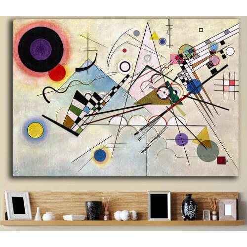 Wassily Kandinsky Abstract Art Canvas Painting Modern Posters and Print Cuadros Wall Art Picture for Living Room Home Decoration