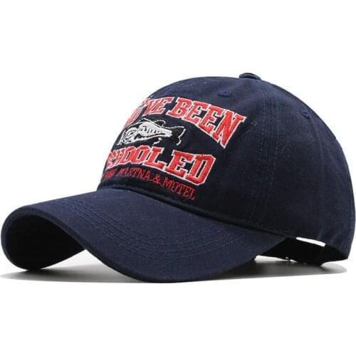 Washed cotton Baseball Cap For women Fitted Cap Snapback Hat For Women Gorras Casual Casquette Embroidery Fish Cap