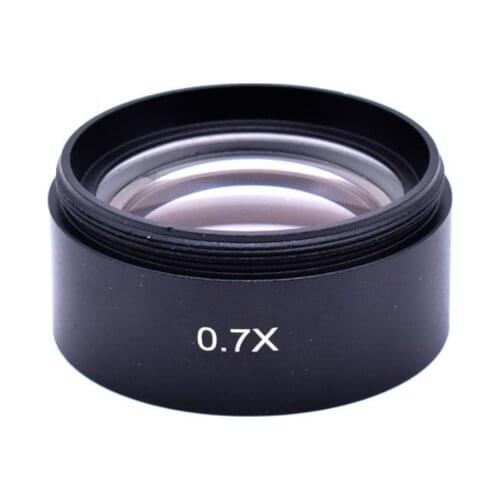 0.5X 1X 2X 0.7X Assisted Objects Glass Lens Auxiliary for Stereo Zoom Trinocular Microscope Thread 48mm