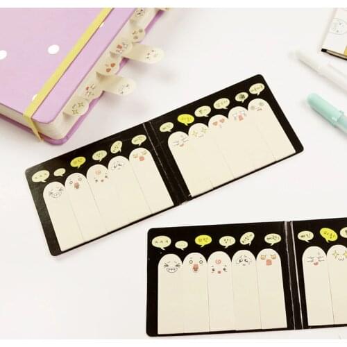 1X Cute Korean Finger-It Finger Expression Memo Pads Sticky Notes Student Stationery School Office Supply