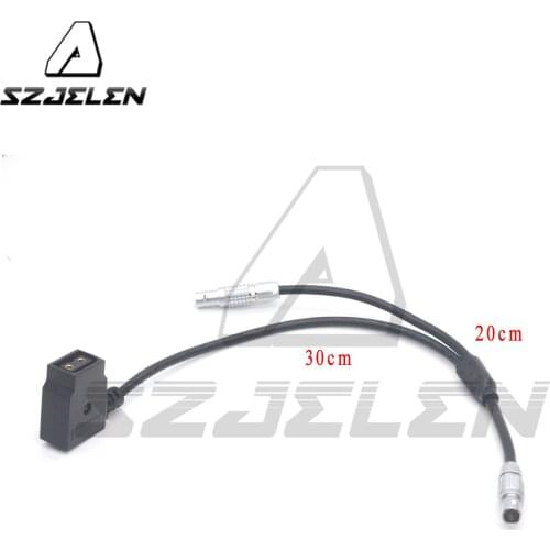 12V 0B 2pin male plug to 2 pin male and Dtap female for Camera Power Cable