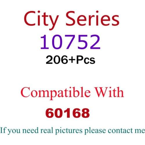 206Pcs 10752 Building Block Toy City Series 60168 Assembled Building Block Childrens Toy Gifts