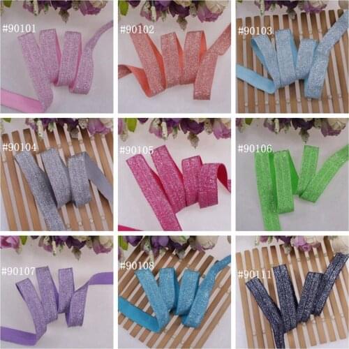 32 colors!!NEW FOE glitter thread elastic for Hair accessories 50 yards for one color,pls note color NO.or will send anyone