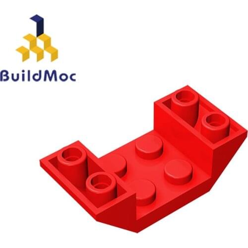 BuildMOC Compatible With Assembles Particles 4871 4x2 For Building Blocks Parts DIY LOGO Educational