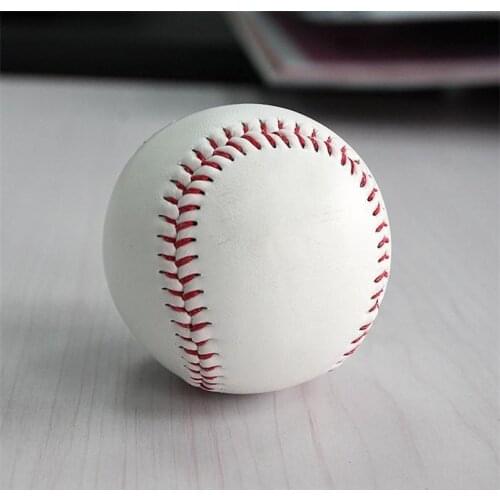 1 Piece 9" New White Base Ball Baseball Practice Trainning Softball Sport Team Game