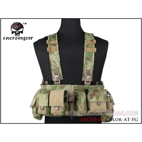 EMERSON UW Gen V Split Front Chest Rig Airsoft Military Combat Vest AT-FG EM7451
