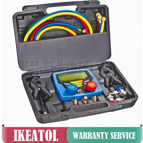 HS-350A Refrigerant Pressure Gauge Manometer for various refrigerant with 60" charging hos