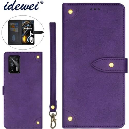 Applicable to OPPO Realme Q3 Pro mobile phone case fold bracket function protection leather case phone case funda capa co