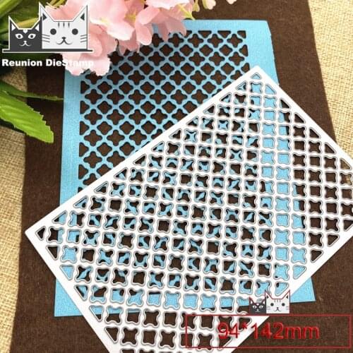 Reunion square frame Box Hollow out Metal Cutting Dies Scrapbooking Photo Album Embossing Paper Card Making Decor Die 2020 New