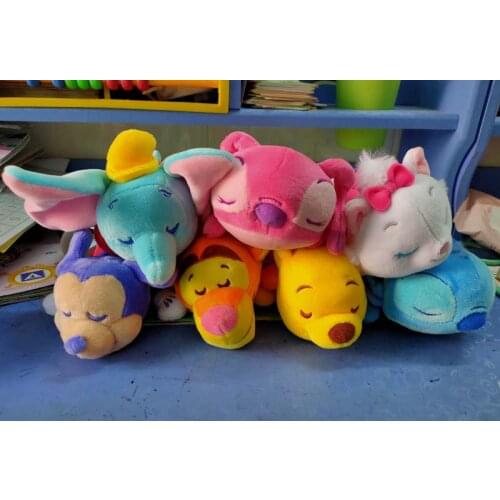 Disney World Parks Mini Cuddleez Plush doll Tigger Stitch Mickey Mouse Minnie Mouse Marie
