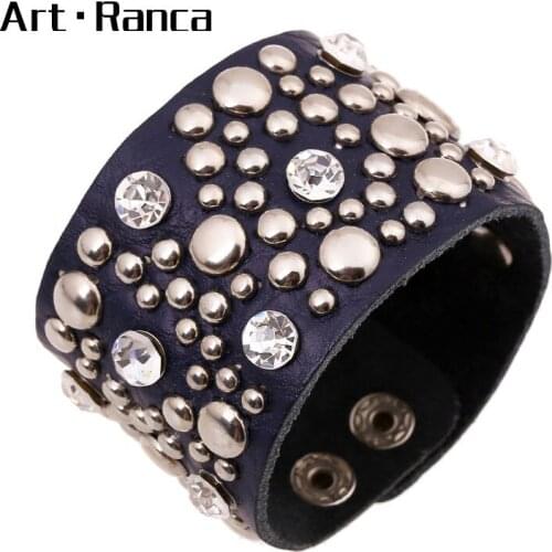 Fashion European and American punk pop water drop Bracelet mens and womens hand cards