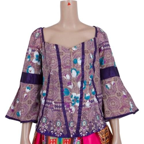 IN STOCK Wholesale clothing Women African Style African top for women party Bazin Riche 3/4 sleeve Plus Size XH102