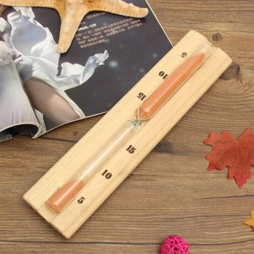 Steam Sauna Room Wooden Sandglass Timer Accurate Heat Resistant Bathroom 15 Minutes Hourglass Wall Sand Clock for Spa