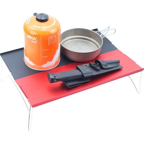 Field Hopper Mini Pop-Up Ultralight Folding Camp Table with a Black Bag