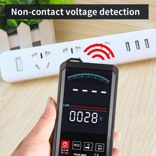 Professional Digital Multimeter 6000 Counts Intelligent Scanning AC DC Measurement NCV True RMS Measurement Touch Screen