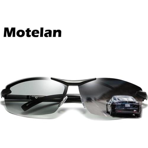 2018 New Mens Photochromic Polarized Sunglasses Anti-UV Driving Cycling Fishing Sports for Men Women UV400 Sun Glasses B289