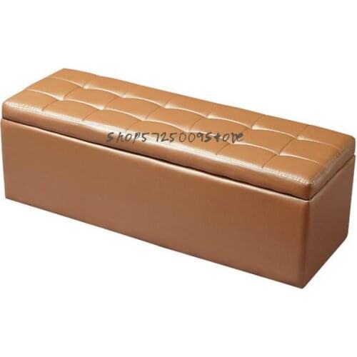 Storage Stool Storage Stool Household Adult Chair Small Sofa Rectangular Shoe Changing Stool Bed End Storage Box Artifact