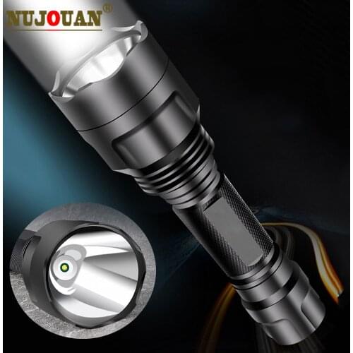 Led Flashlight Ultra Bright Torch Camping Light 5 Switch Mode Waterproof Zoomable Bicycle Light Use Lithium Battery Field Lights