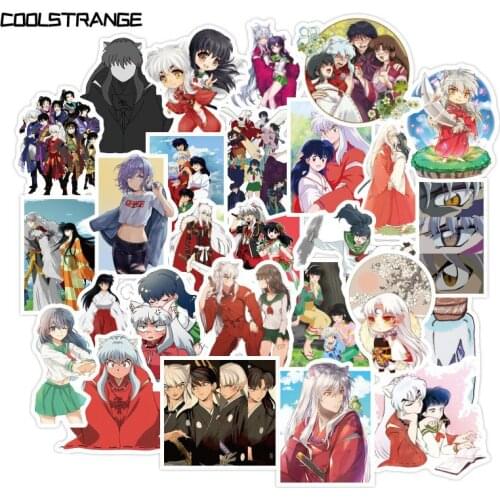 10/30/50Pcs Inuyasha Japnese Anime Stickers For Laptop Luggage Helmet Motorcycle Phone Skateboard Toys Car Diary Pegatinas