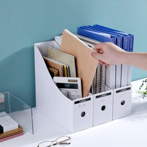 1 / 3 / 5 paper folder storage box office supplies desktop sorting box book storage shelf student desktop folder