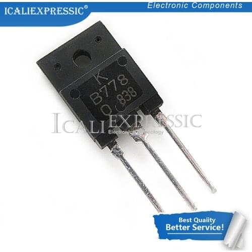 2PCS =1pair B778 D998 2SB778 2SD998 TO-3PF In Stock