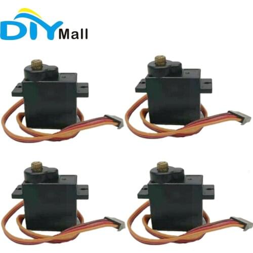 4Pcs/lot Mini 9G Servo Metal Gear Digital Servo 4.8V~6V with Current Protection