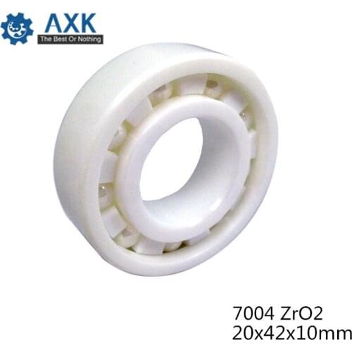 7004 Full Ceramic Bearing ( 1 PC ) 20x42x10 mm ZrO2 Material 7004CE All Zirconia Ceramic Ball Bearings