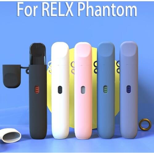 Case For RELX Phantom device pod Soft Silicone Protective Shell Skin RELX 5th generation non-slip/dust-proof replacement case