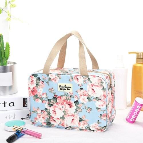 Organizer Portable Wash Case Cosmetics Storage Container Sundries Case Waterproof Travel Makeup Large Capacity Storage Bag
