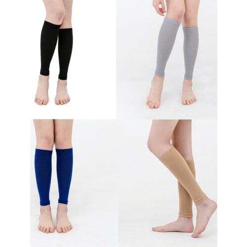 1 Pair Women Men Support Leg Shin Socks Open Toe Knee-High Compression Stockings Varicose Veins Treat Shaping Pressure Stockings
