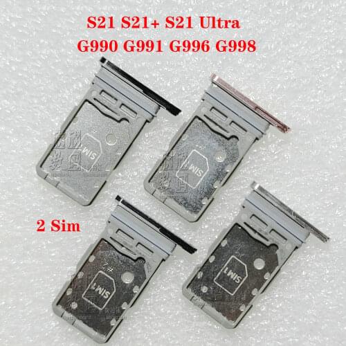 For Samsung Galaxy S21 S21+ S21 Ultra G990 G991 G996 G998 Sim card slot mobile phone card holder SIM card holder