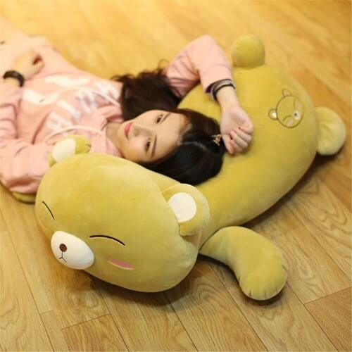 Fancytrader Big Soft Bear Plush Toys Cute Stuffed Lying Teddy Pillow Doll 90cm 35inch