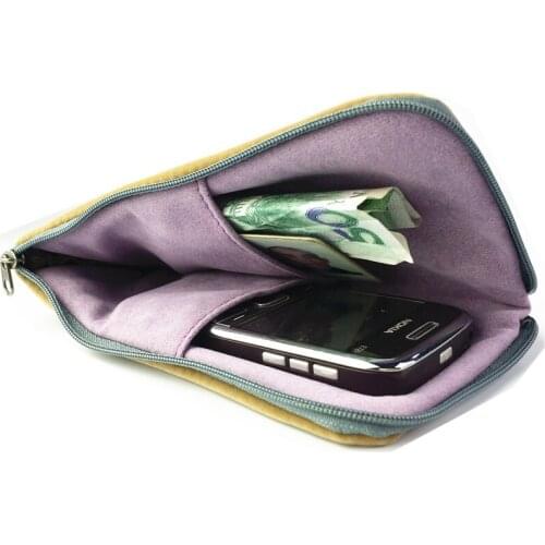 FSSOBOTLUN, For For Xiaomi Redmi 9T/Note 9 Pro/ Redmi K40 K40 Pro+K30 Pro Zipper flannel Pouch Bag Pocket Phone Case