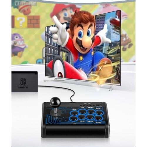 7 IN 1 Arcade Fight Stick USB Gaming Controller Joystick For PS4/ SWITCH / P3/PC/Android Phone/Android Tablet/XBoxOne(S)/360