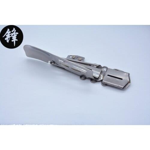 K712NA(B) Folder Double Wrap Hemmer Used for 2 or 3 Needle Cover Stitch Machine Folder Dayu 104 RIGHT ANGLE BINDER