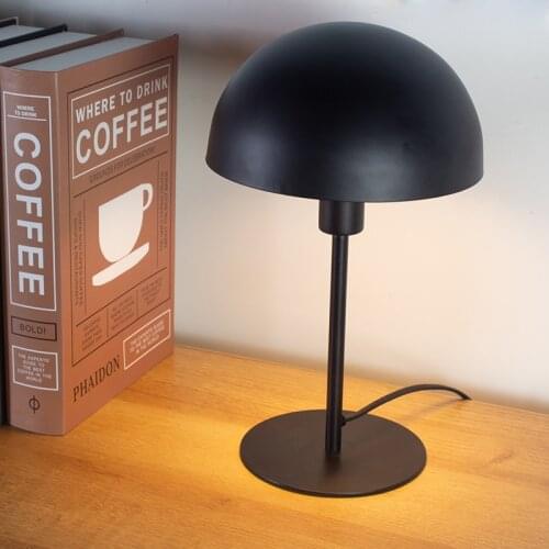 Creative Mushroom Small Table Lamp EU Plug E14 Living Room Bedroom Study Lamp Student Reading Bedside Lamps for Desk Dormitory