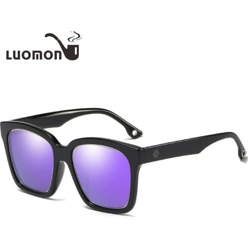 LUOMON 6 COLOR Drivers Car Sunglasses Protect Eyesight Sun Glasses Vacation Polarized Men Colored Mirror UV400 Eyeglasses