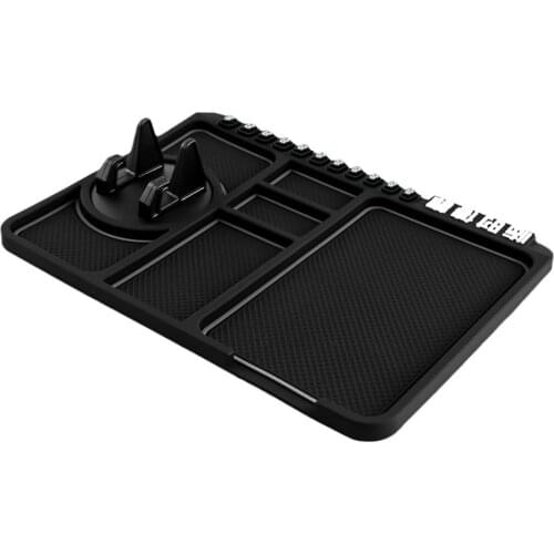 Multifunctional Car Anti-Slip Mat Auto Phone Holder Non Slip Sticky Anti Slide Dash Phone Mount Silicone Dashboard Car Pad Mat