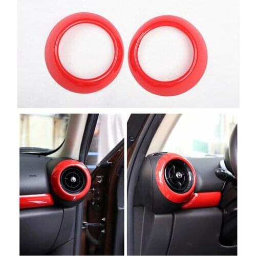 ABS Car Dashboard side Air Outlet Cover Sticker Trim For BMW MINI Countryman R60 2011-2016