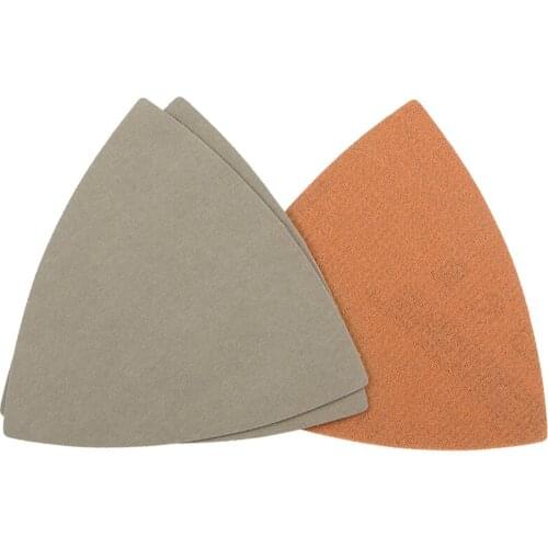 Uxcell 3 Pcs Triangle Detail Sander Sandpaper Hook and Loop 3-1/2 Inch Silicon Carbide Sanding Pad 10000 Grit