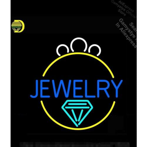 NEON SIGNS Jewelry Ring Glass Tube Cool Neon Bulbs Beer Bar Neon Tube Sign neon lights for rooms zipp lighter neon light decor