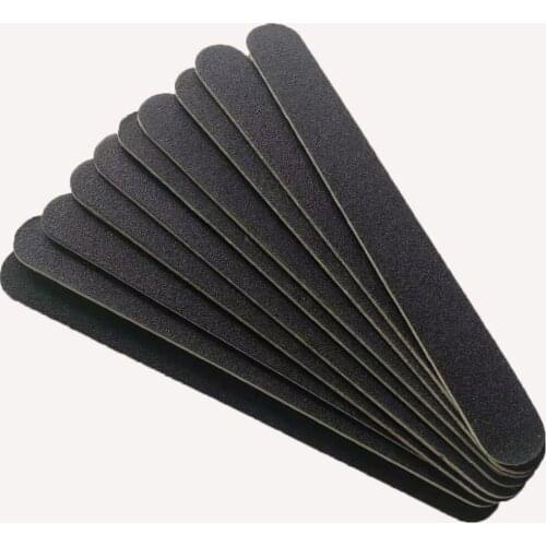 Black wood nail file wood emery board free shipping 240/240 10 pcs/lot