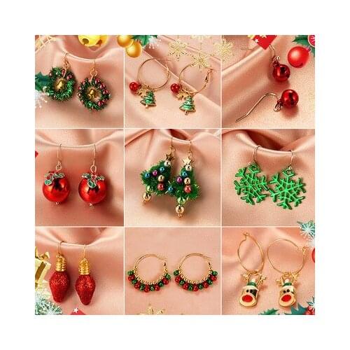 Christmas Bell Resin Charms For Men Women Cute DIY Festival Keychain Earrings Dangle Pendants Jewelry Accessories
