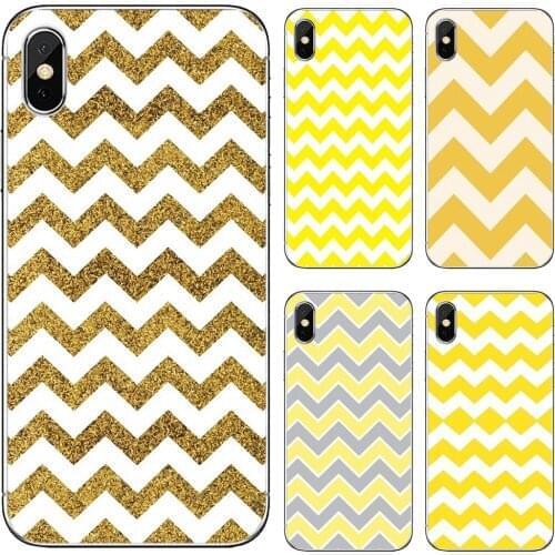 For Samsung Galaxy A12 A31 A41 A51 A71 A20e A21s M30 A10 A30 A40 A50 A60 A70 Yellow-Zigzags-streak-Sweet-Life Silicone Cover